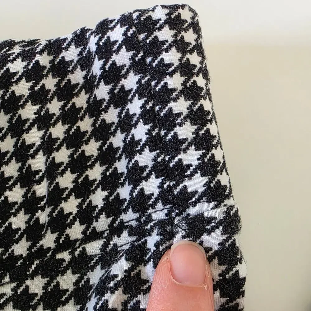 Old Navy Stevie Pull On Houndstooth Pants Womens 1X Plus Stretch Skinny Career - Picture 10 of 11